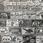 Design Paper デザインペーパー No,16(15枚入)