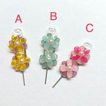 デコ SIM ピン　花