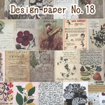 Design Paper デザインペーパー No,18(15枚入)