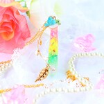 【全品訳ありなし500円セール品です】幸せの青い鳥ネックレス②　トップが細いタイプ（ラッピング・金属アレルギー対応）