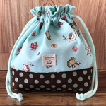 お弁当袋☆いちごタルトとフェレット♪