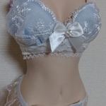 2020/8/31 21:00販売スタート　白ベース＋水色下地　オーロラフラワー　ボークス製一体型ボディ 普通胸60㎝推奨