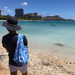 Hawaiianハワイアンリバーシブルトートバッグ