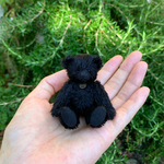 繭様オーダー品　ミニチュアテディベア  ブラック