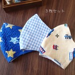 夏向け・子供用（幼児）マスク（でんしゃ）