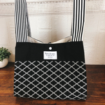 《受注製作》ハンドメイド★裏地付きエコバッグ　コンビニ　お弁当サイズ