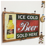 レトロ看板キーボックス COLD BEER