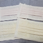 m様オーダー品　夏用マスク　ペーズリーレース&キシリトール　(レギュラーサイズ約17㎝)