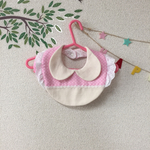 エプロンドレス風スタイ(pink)