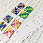クリアタイルイヤリング.ピアス