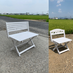Ｓ様専用注文ページ•Ｍサイズフラット座面•SSサイズ•リーフ•白•わんちゃん折り畳みベンチ