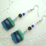 再販♥夏の終わりのお買い得♥海カラーシェルのピアス