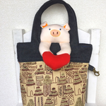 ぶたさんの小さなトートバック