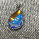 虹のしずく夕虹 青金 ペンダントトップ VD-381