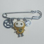 ☆エイリアンROBOブローチ
