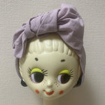 【在庫SALE】ボリュームヘアターバン12  くすみピンク