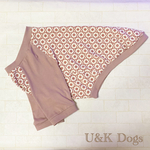 大型犬　北欧花柄🌸ラグランロンT  犬服