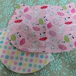 【猫顔型】ランチョンマット★2枚仕立て★送料無料★