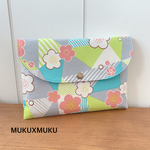 ハイカラ浪漫 梅と三角★御朱印帳ケース★御朱印帳入れ★1冊用★マルチケース