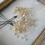 印象アップの髪飾り　成人式　ウエディング