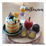 ミニチュア ハロウィンパンケーキセット