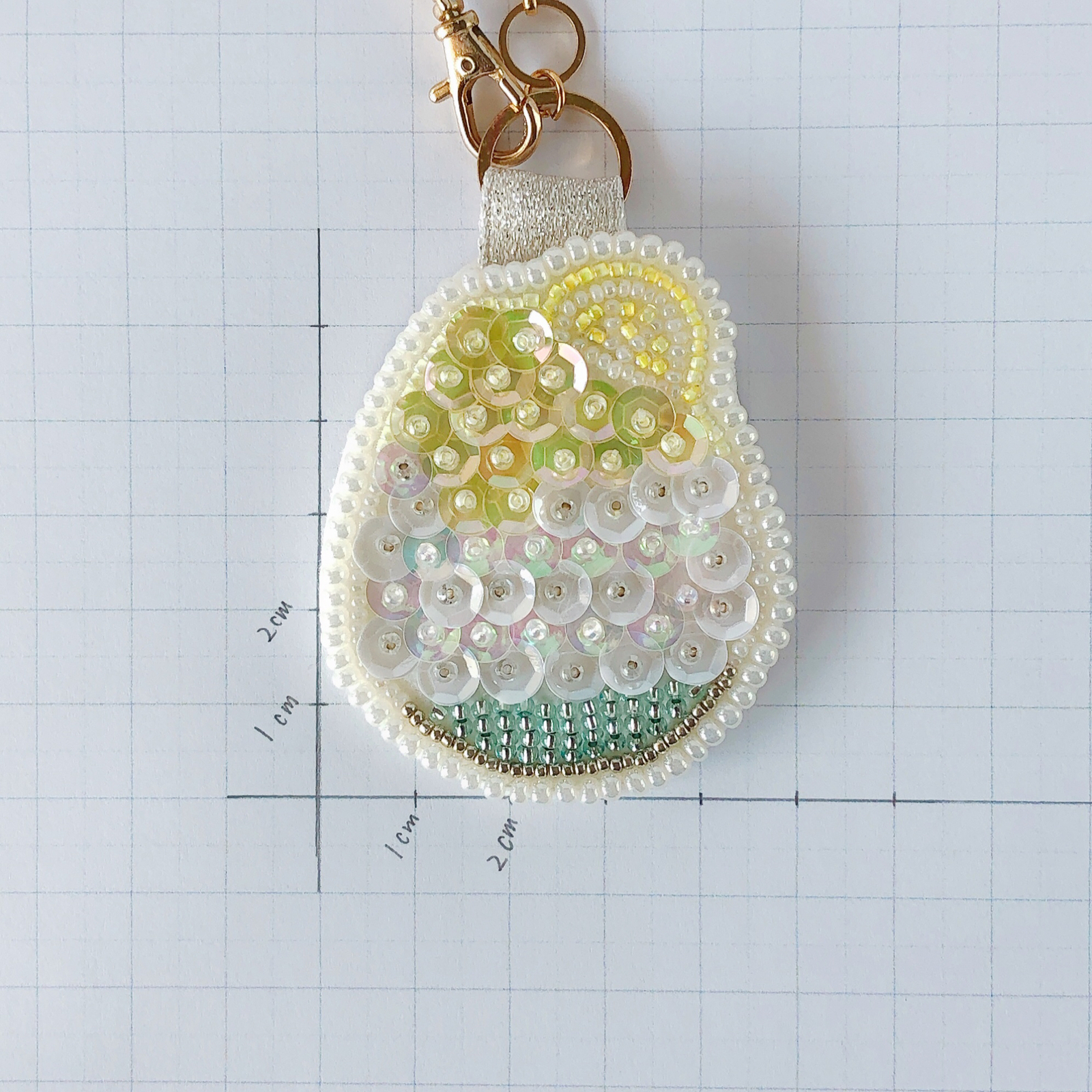 【ミヤコショウビン】ビーズ刺繍ブローチバッグチャーム 99ef4cb5f23c99d53fd6761007ea09