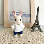 子供 ホワイトシャツ&デニムパンツセット＊シルバニア 服 シルバニアファミリー 子供服＊