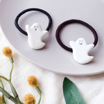 【ハロウィン限定】陶器のおばけヘアゴム 