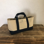 【送料込】帆布でほっこりミニトート横長 no.300