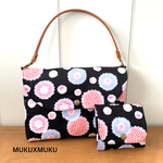 菊鞠★御朱印帳入れ★大判2冊★御朱印帳バッグ＆コインケース