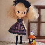 ハロウィンワンピ　ブライスサイズ