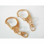 ハンドメイド用　ナスカン金具　10個kanagu114-2