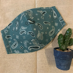 SALE 夏素材　ペイズリーマスク