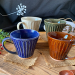 しのぎ彩りマグカップ