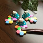元気な富士山の箸置き