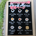 コーヒーメニューボード