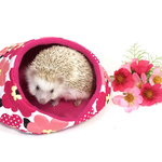 ハリちゃんのおやすみベッド（冬用） ポピー ピンク / Hedgehog bed for winter