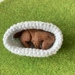 ミニチュアダックス　ミニチュア　インテリア雑貨　犬　置物　粘土