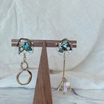 ソーダ水ピアス(ステンレス)♡ウッドアクセスタンドSET