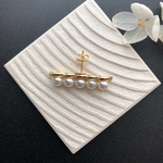 Sale品4 simple パール＊イヤーカフ(ピアス)