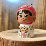だるまこけし★あたまがぴんく