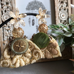 【ピアス】刺繍リボンピアス♪