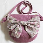キッズ♡liberty（リバティ）♡リボンのポシェット＆ポーチ