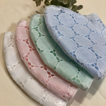 ♦️sale 全品300円♦️裏地のカラーが選べる✩︎⡱サークル　レース柄(ポリ100%)  可愛い　大人用　マスク　大きめ　立体