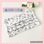 SALE★送料¥0♡夏用 ♡接触冷感☆プリーツマスク♡ 〜リバティ★  Floating Flora  (レディース＊ジュニアサイズ)  