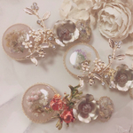 ･:*+.antique flower barrette*･