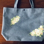 薔薇のトートバッグ★トールペイント