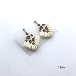 レオパード柄ループピアス【Brown】