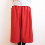 Kimamaキュロット（木綿 赤）【受注生産対応】