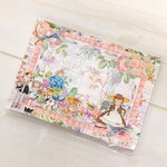 スタンプメモ　レトロアニマル　ちびっこ新郎新婦　100枚　海外メモ　韓国文具作家　長方形メモ